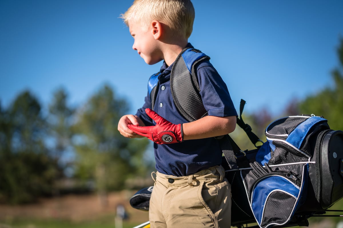 Asher junior golf gloves